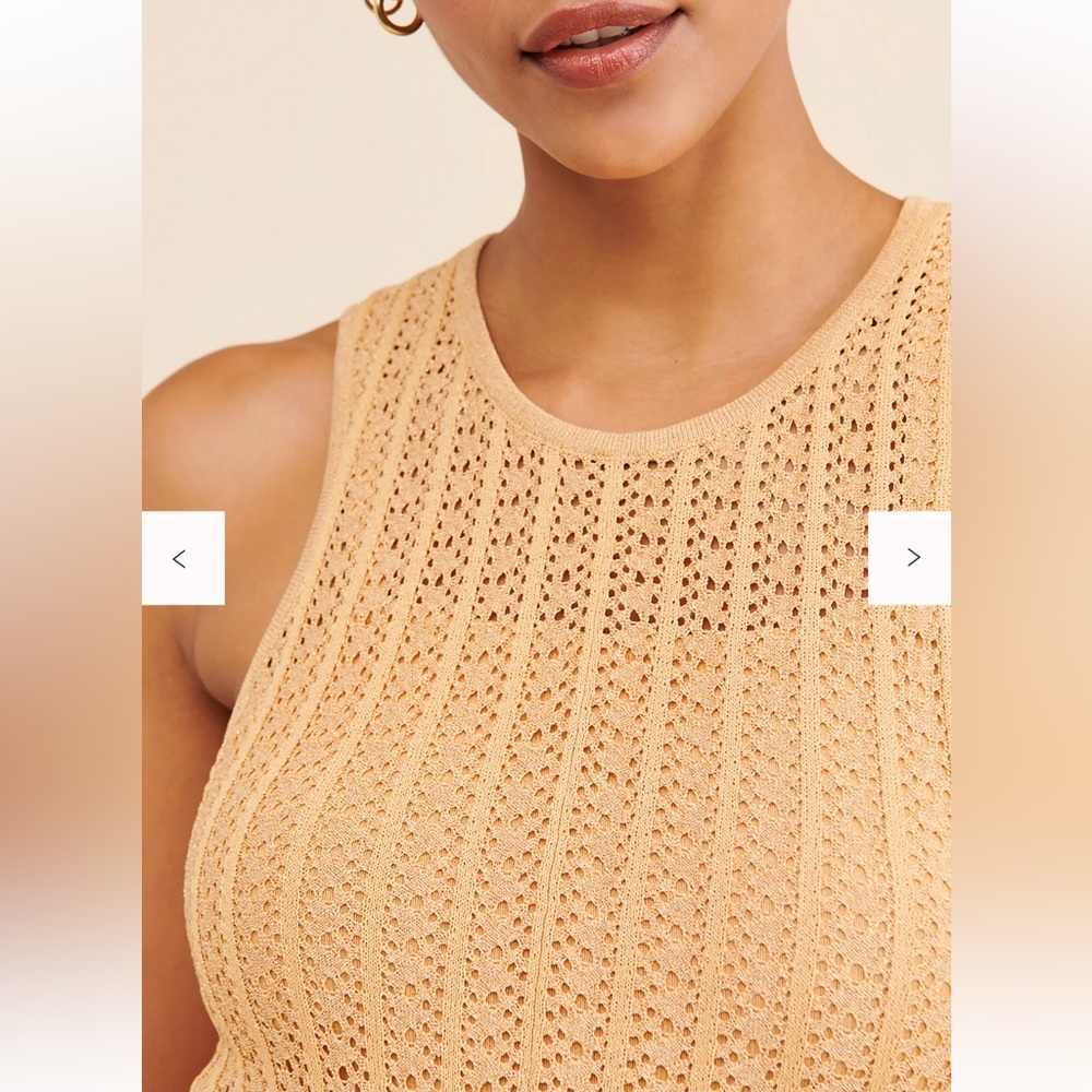 Ronny Kobo metallic knit maxi dress - Picture 3 of 6